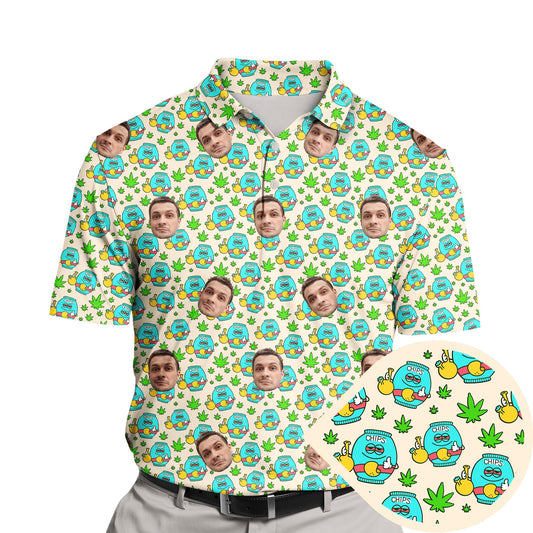 Funny Chips Bag | Funny Golf Shirts with Faces or Logos