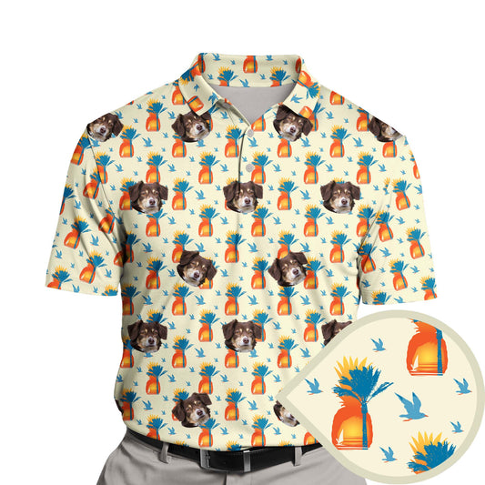 Gorgeous Ocean Sunset | Funny Golf Shirts with Faces or Logos