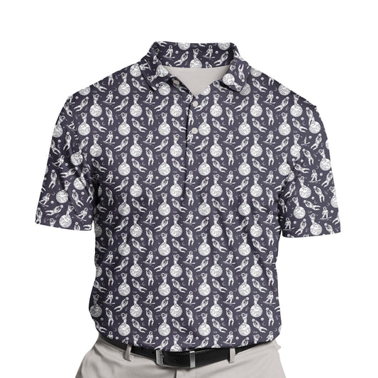 Astronaut Athlete | Funny Golf Shirts with Faces or Logos