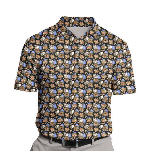 Casino Craze | Funny Golf Shirts with Faces or Logos