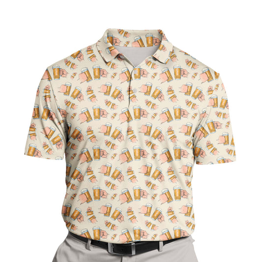 Cheerful Oktoberfest | Funny Golf Shirts with Faces or Logos