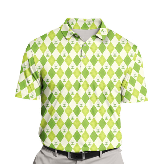 Rolling the Green | Funny Golf Shirts with Faces or Logos