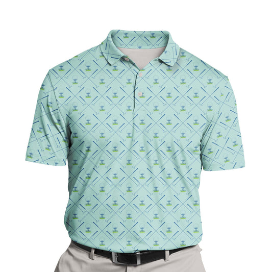 Witty Golf Swing Style | Funny Golf Shirts with Faces or Logos