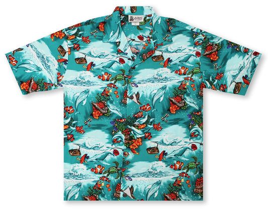 Good Reef! Blue Hawaiian Shirt