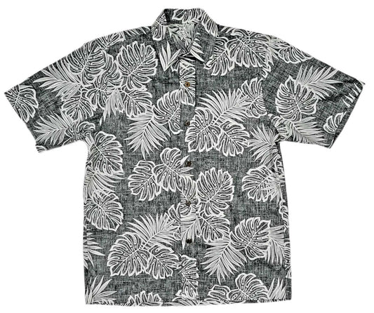 Black Reverse Kauai Hawaiian Shirt