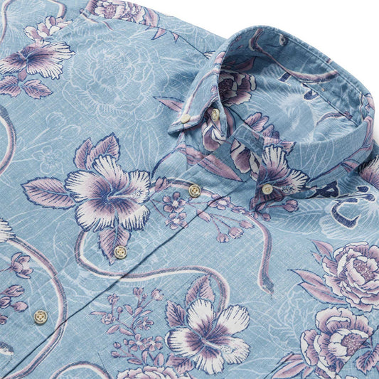 Blue Year of the Snake 2025 Hawaiian Shirt