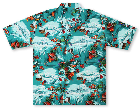 Good Reef! Blue Hawaiian Shirt