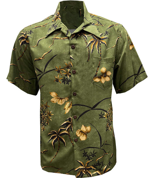 Moss Retro Oasis Hawaiian Shirt