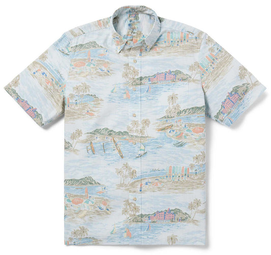 Ocean Waikiki Nostalgia Hawaiian Shirt