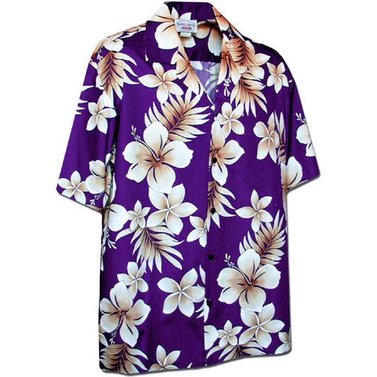 Purple Native Hibiscus Hawaiian Shirt