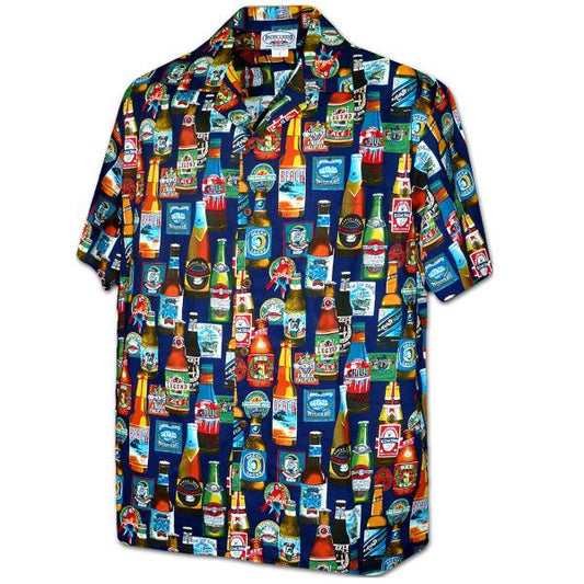 Navy This Beer Is For You Hawaiian Shirt