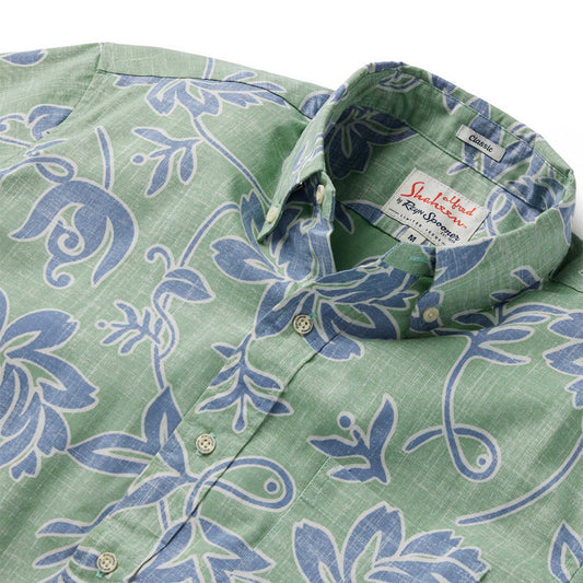 Classic Pareau - Leaf Hawaiian Shirt