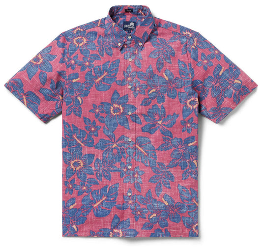 Costa Rica - Berry Hawaiian Shirt