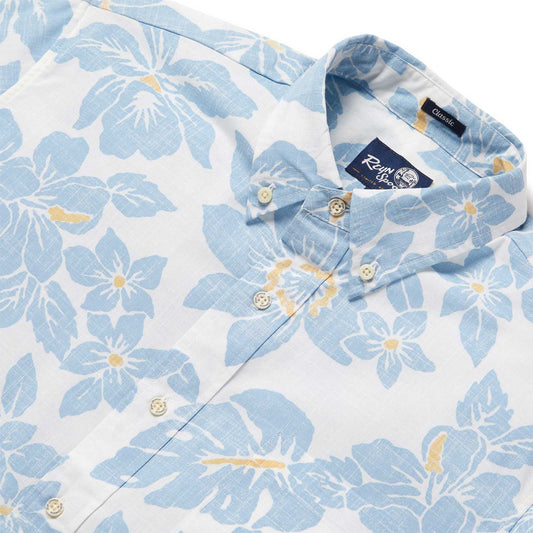 Costa Rica - White Hawaiian Shirt