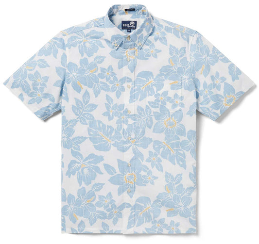 Costa Rica - White Hawaiian Shirt
