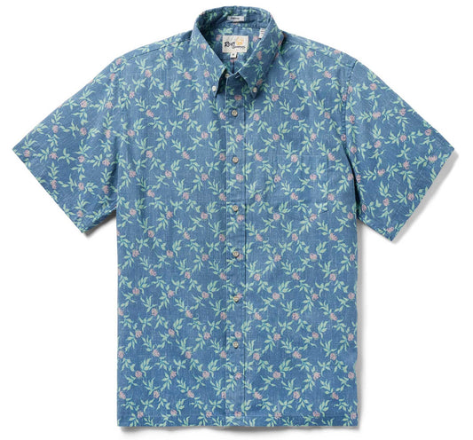 Diamond Lily - Captain's Blue Hawaiian Shirt Hawaiian Shirt