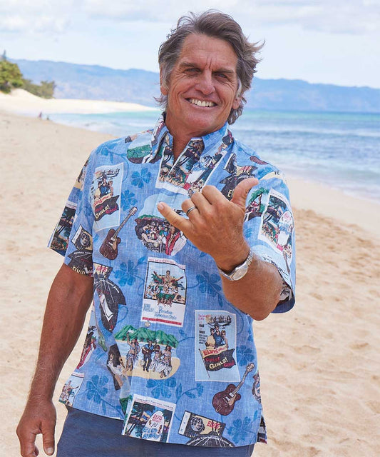 Elvis in Hawaii Hawaiian Shirt