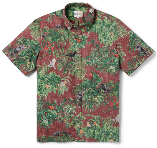 Endangered Species: Pacific Island Birds Apple Butter Hawaiian Shirt