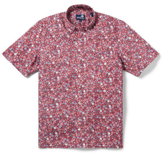 Earth Red Retro Mini Hawaiian Shirt