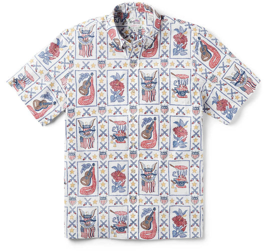 White Summer Commemorative 2024 Hawaiian Shirt