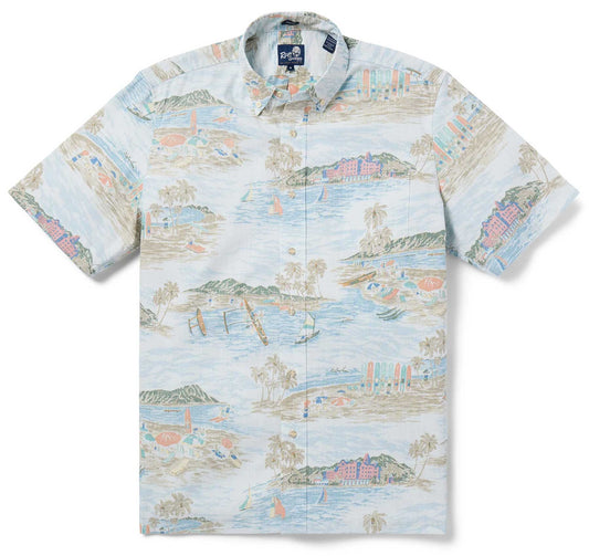 Ocean Waikiki Nostalgia Hawaiian Shirt