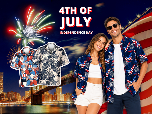 4th of July Hawaiian Shirts