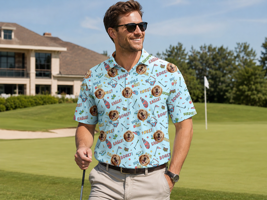 Custom Hawaiian Golf Polo Shirts