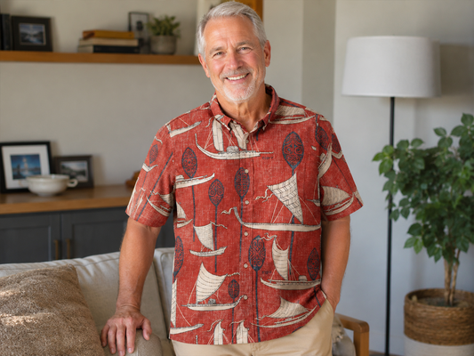 Red Hawaiian Shirts