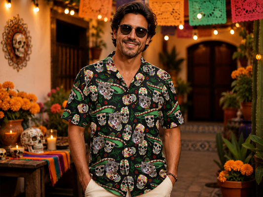 Skull Hawaiian Shirts