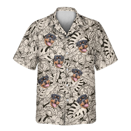 Island Tiki Vibes | Aloha Custom Hawaiian Shirts with Faces or Logos