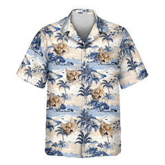 Nostalgic Tropical Paradise | Aloha Custom Hawaiian Shirts with Faces or Logos