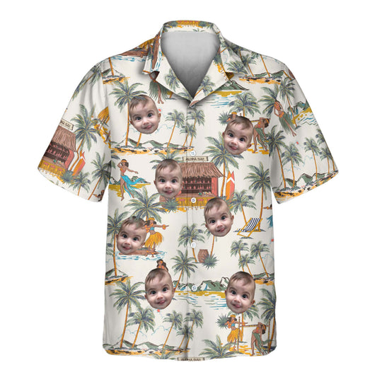 Tropical Escape | Aloha Custom Hawaiian Shirts with Faces or Logos