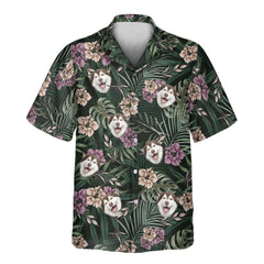 Vintage Tropical Natural | Aloha Custom Hawaiian Shirts with Faces or Logos