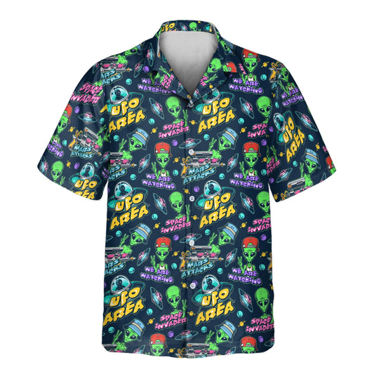 Alien Invasion | Aloha Custom Hawaiian Shirts with Faces or Logos