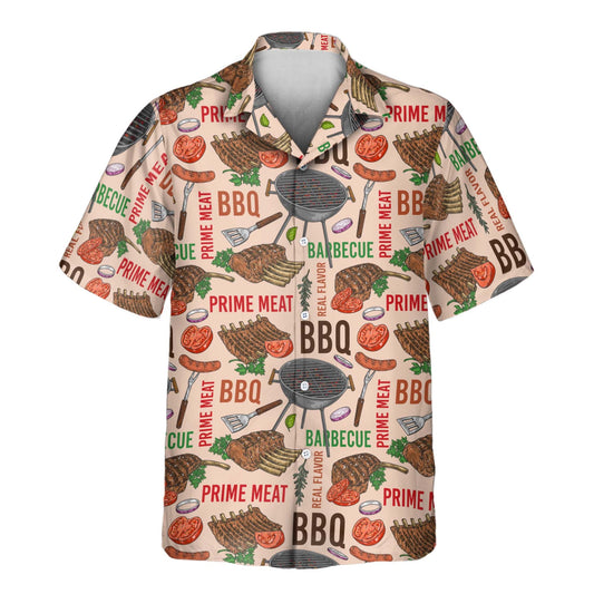 Barbecue Time | Aloha Custom Hawaiian Shirts with Faces or Logos