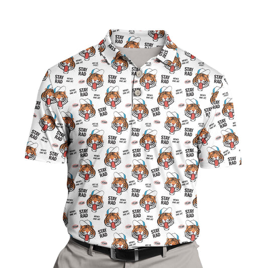 Cool Tiger | Funny Golf Shirts with Faces or Logos