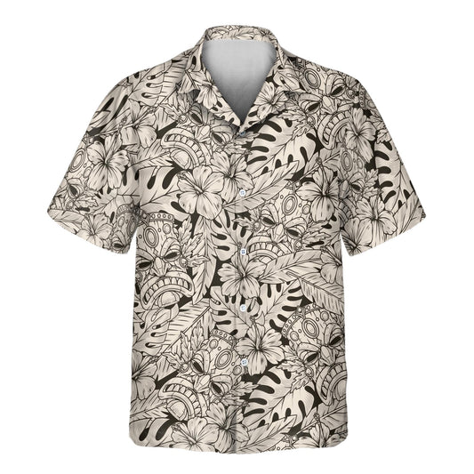 Island Tiki Vibes | Aloha Custom Hawaiian Shirts with Faces or Logos