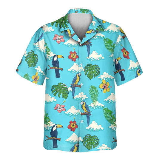 Jungle Bird Paradise | Aloha Custom Hawaiian Shirts with Faces or Logos