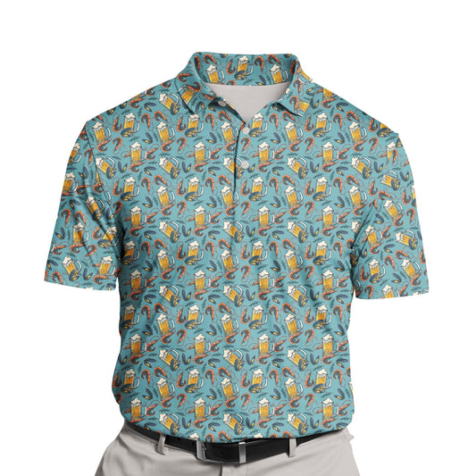 Seafood Boil | Funny Golf Shirts with Faces or Logos
