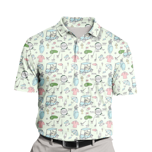 Swing Essentials | Funny Golf Shirts with Faces or Logos