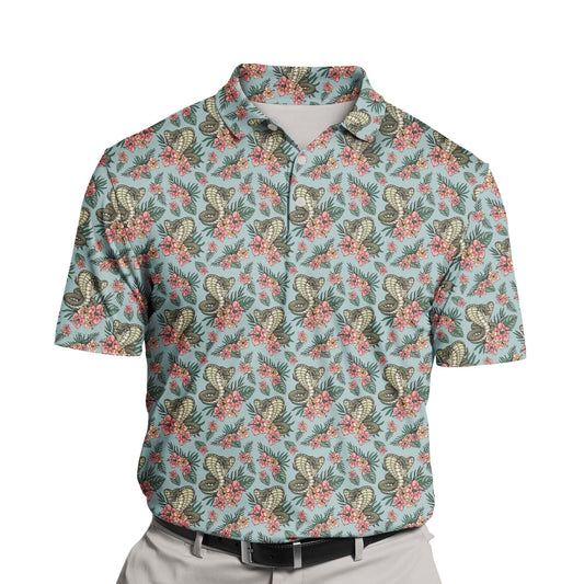 Tropical Cobra | Funny Golf Shirts with Faces or Logos