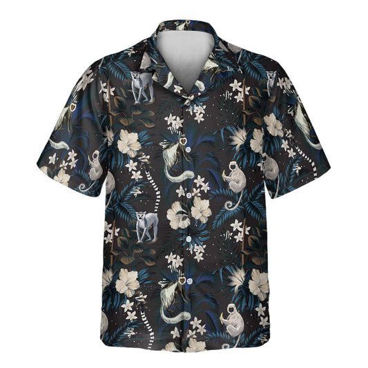 Tropical Night Bloom | Aloha Custom Hawaiian Shirts with Faces or Logos