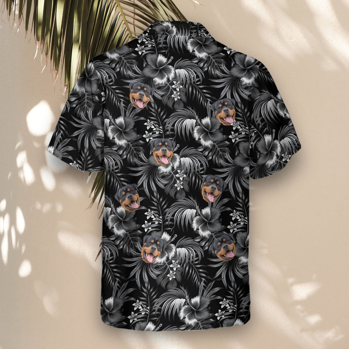 Midnight Hibiscus Paradise | Aloha Custom Hawaiian Shirts with Faces o ...