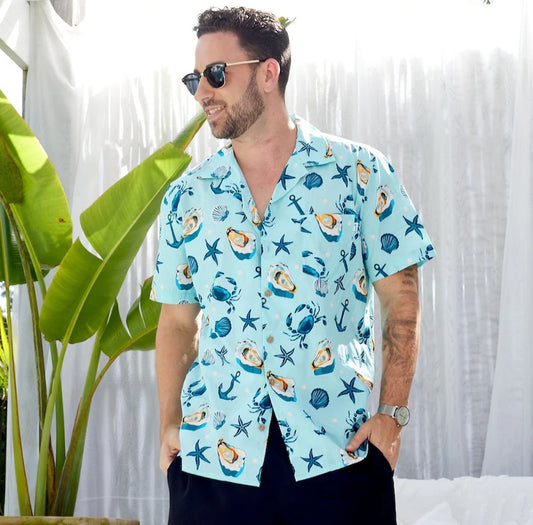 Custom Aloha Shirts, Custom Hawaiian Shirts, Custom Hawaiian Shirts with Faces, Custom Hawaiian Shirts with Logos