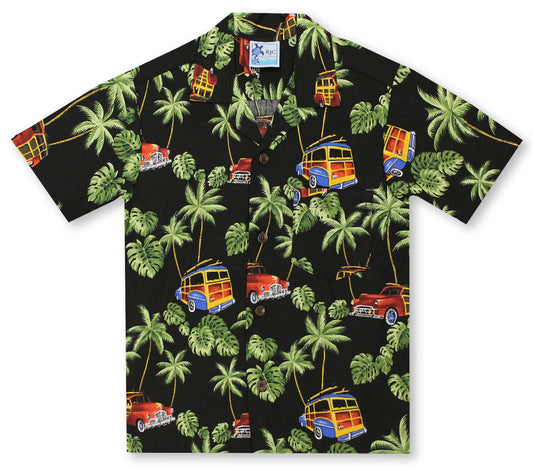 Boys Woody Palms Hawaiian Shirt
