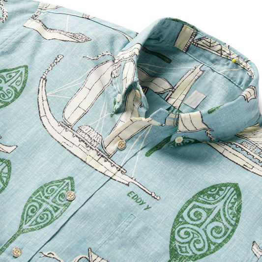 Aquifer South Pacific Voyagers Hawaiian Shirt