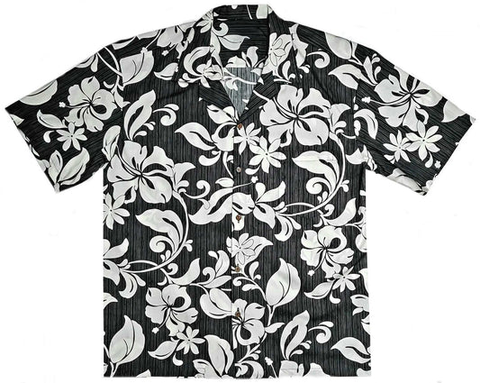 Black Maui Hawaiian Shirt
