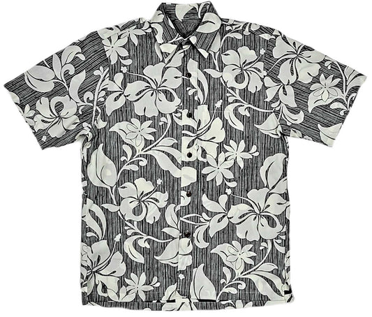 Black Reverse Maui Hawaiian Shirt