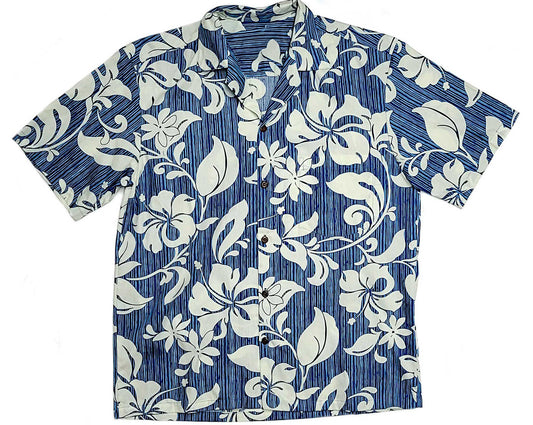 Blue Maui Hawaiian Shirt