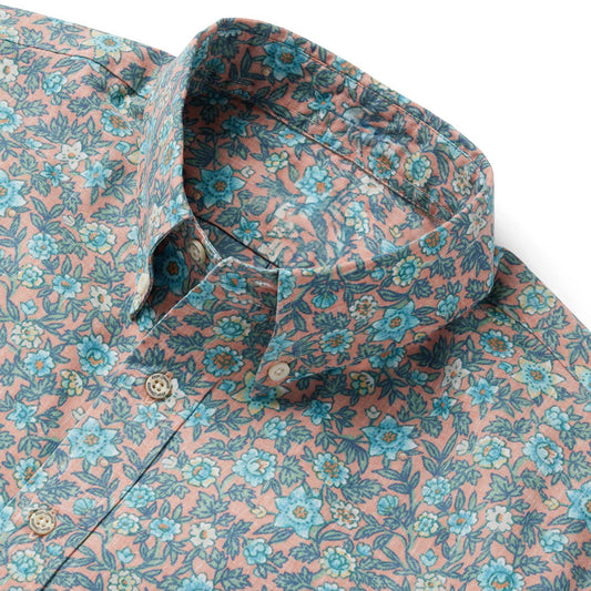 Coral Wildflowers Hawaiian Shirt